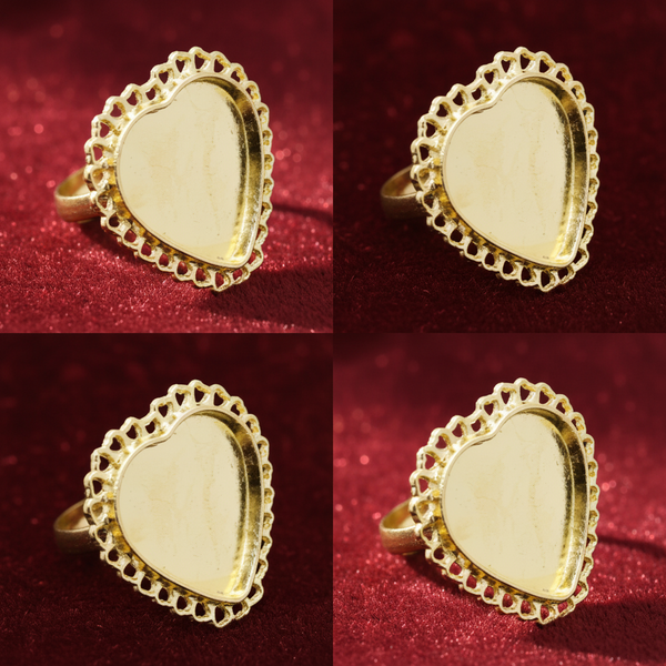 Gold Ring Bezel - Set of 5 GR2